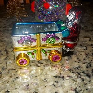 3 for $15 Santa Box Car Christmas decor